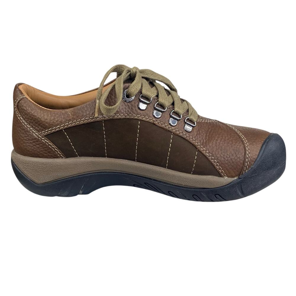Keen Women’s Presidio Brown Leather Trail Hiking Loafer Size US 6.5 - Picture 4 of 11